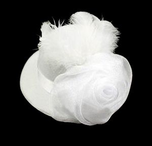 Свадебная шляпка котелок в стиле ретро